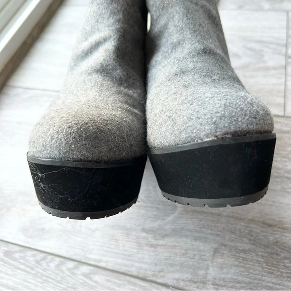 Shellys  London Wedge Platform Boots - Picture 14 of 15